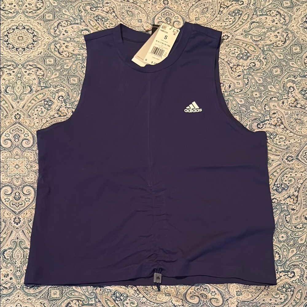 Adidas Dark Purple Sleeveless Top